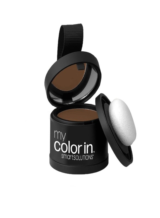 SMART SOLUTIONS Instant Hair Color Touch Up Powder, 0.41 oz | Covers Roots & Grays Instantly | Smooth Blendable Formula | Long-Lasting Color for On-the-Go Touch Ups (Medium Brown) - Image 1